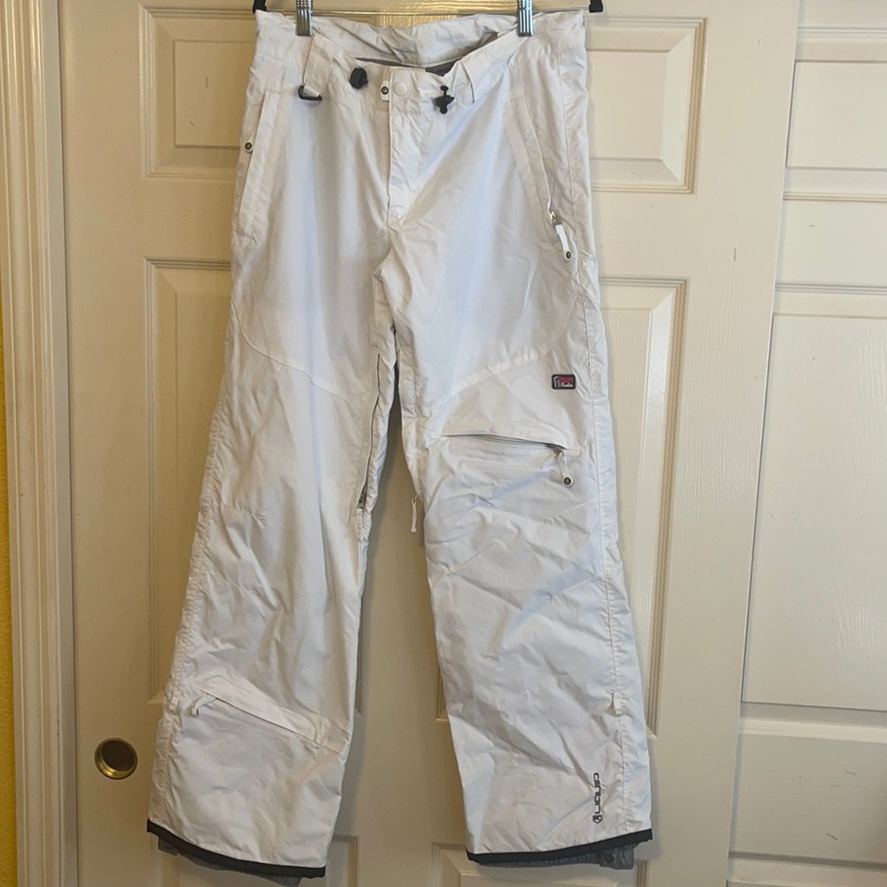 Venture white snow pants